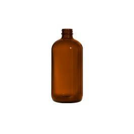 32 oz (960 mL) USP Type III Amber Boston Round Glass Bottle with GPI 33-400 Neck Finish